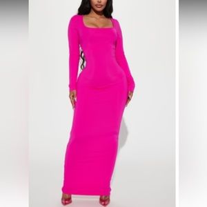 Fuschia Maxi Dress